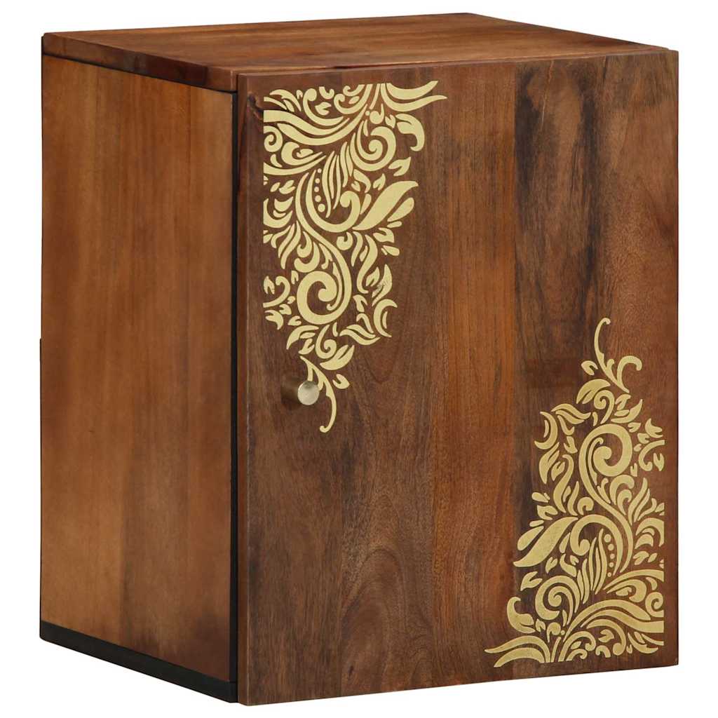 Bathroom Wall Cabinet 38x33x48 cm Solid Wood Mango