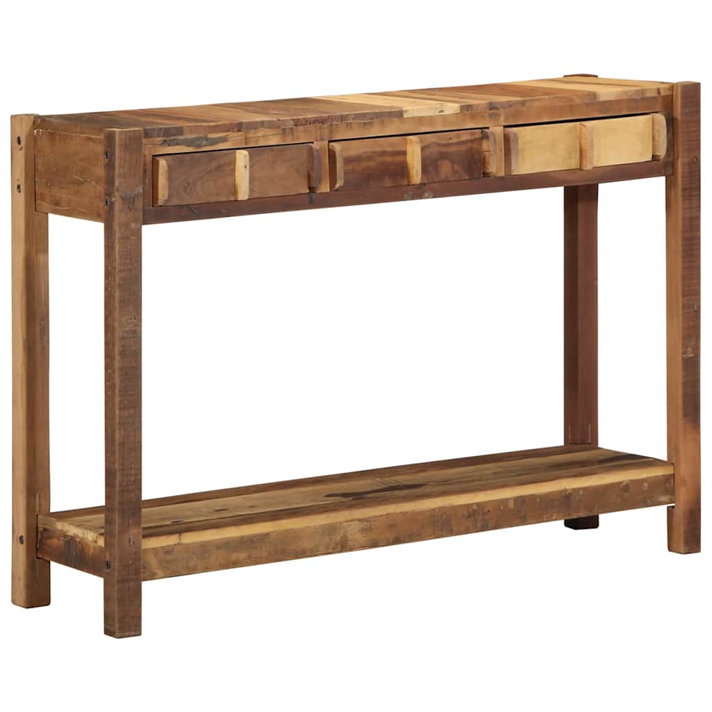 Console Table 107x33x76 cm Solid Wood Reclaimed