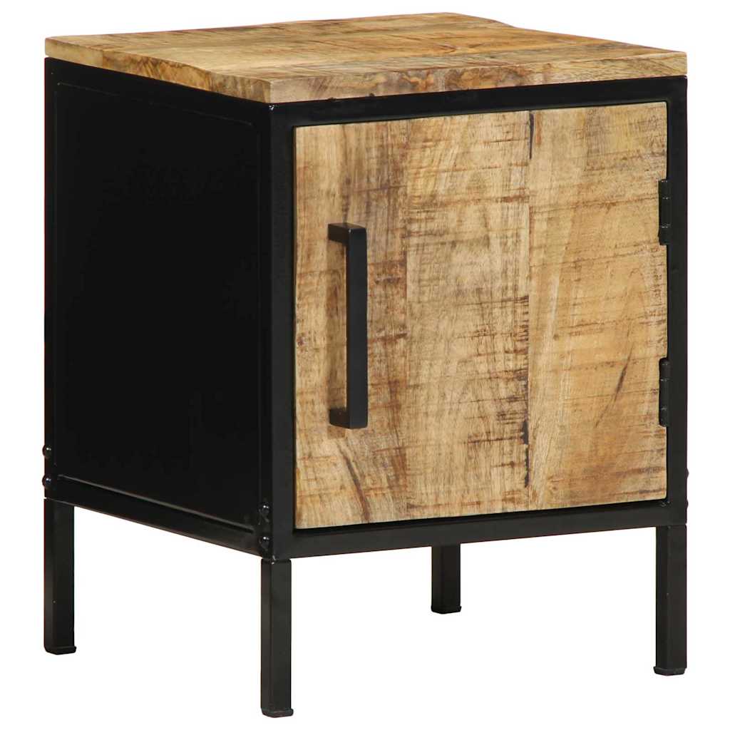 Bedside Cabinet 30 x 30 x 40 cm Solid Wood Rough Mango