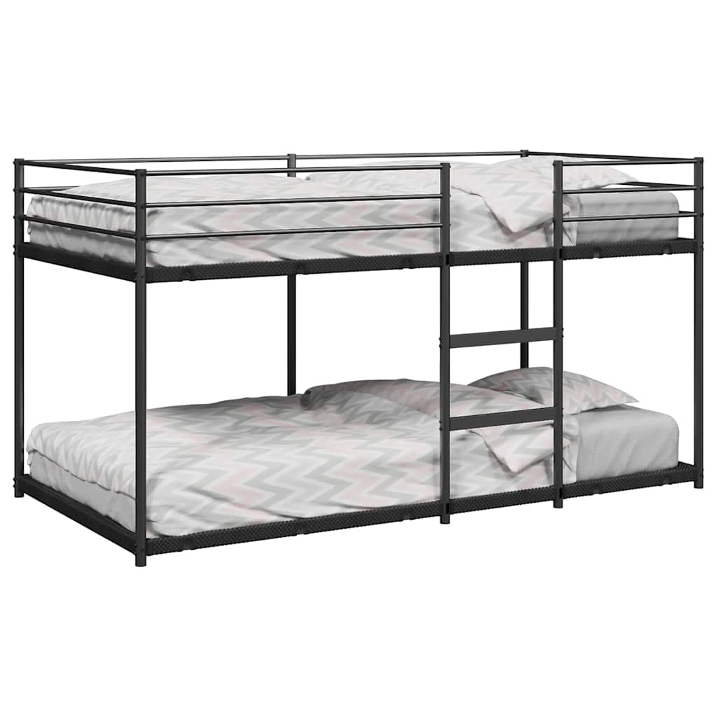 Bunkbed Black 100x200cm Steel