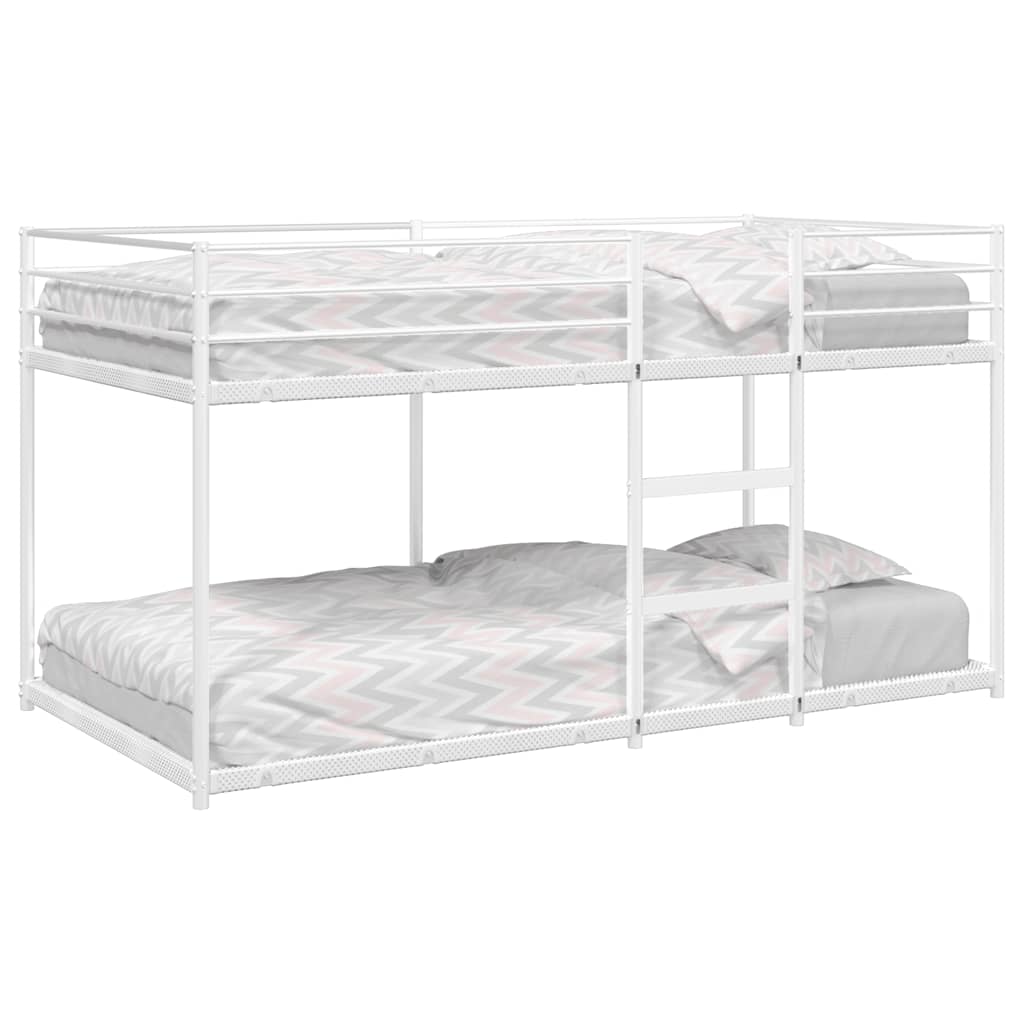 Bunkbed White 90x190cm Steel