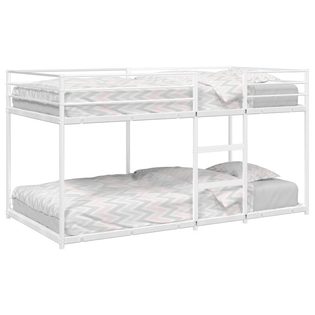 Bunkbed White 100x200cm Steel