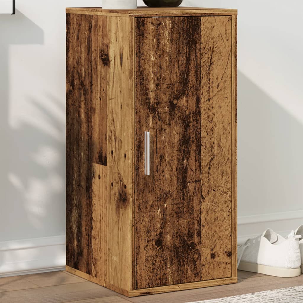 SUMMIT Small Shoe Cabinet Old Wood