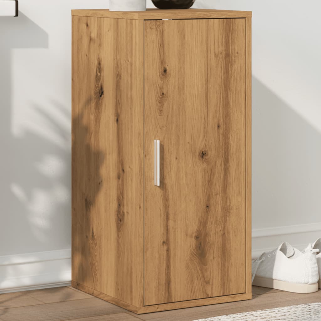 SUMMIT Small Shoe Cabinet Artisan Oak