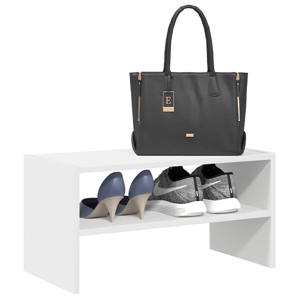 MARINER Small Shoe Rack Stackable White