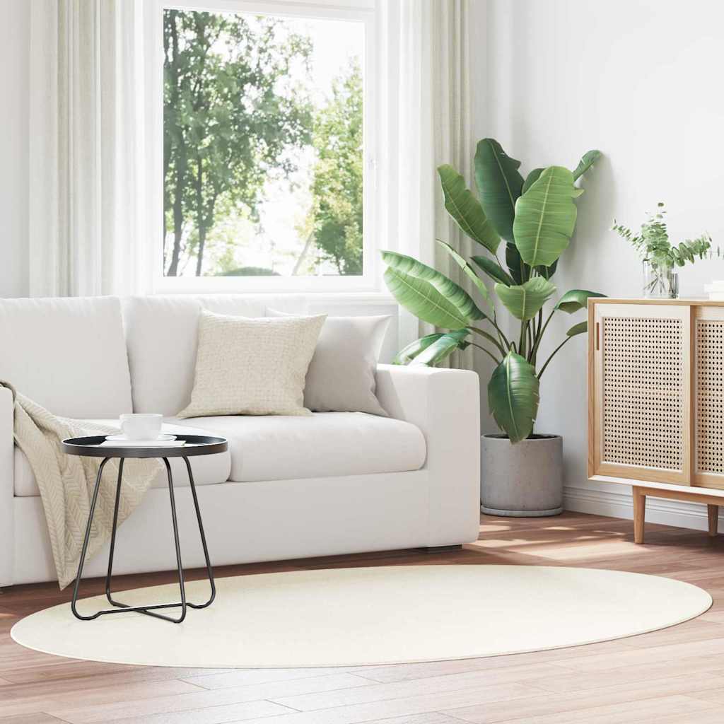 Rugs Folding Cream 140 x 200 cm Wool