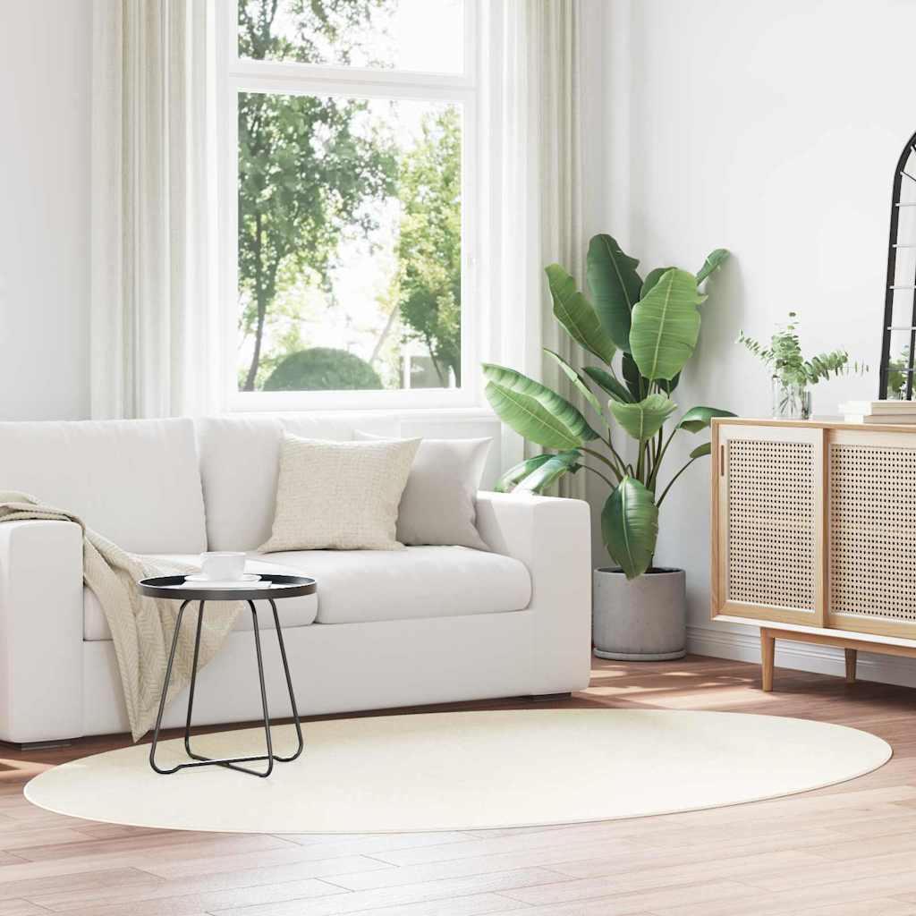 Rugs Folding Cream 160 x 230 cm Wool