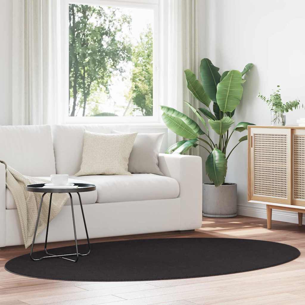 Rugs Folding Black 140 x 200 cm Polyester