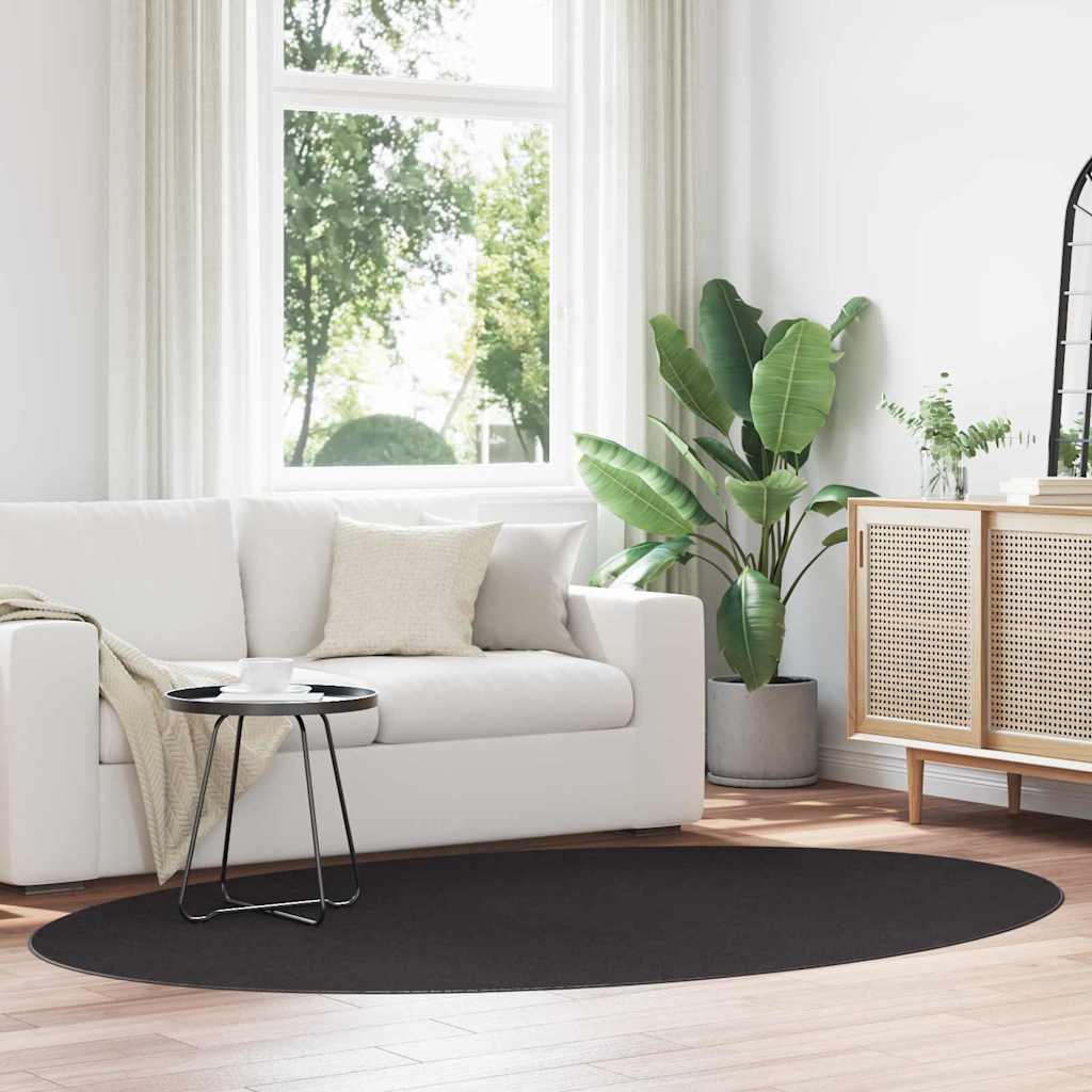 Rugs Folding Black 160 x 230 cm 100% Polyester