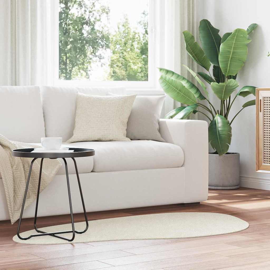 Rug Folding Cream 80 x 150 cm Polyester