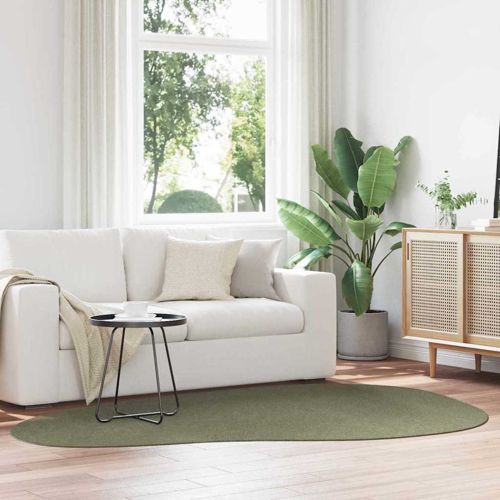 Rug Folding Forest green 160 x 230 cm Wool