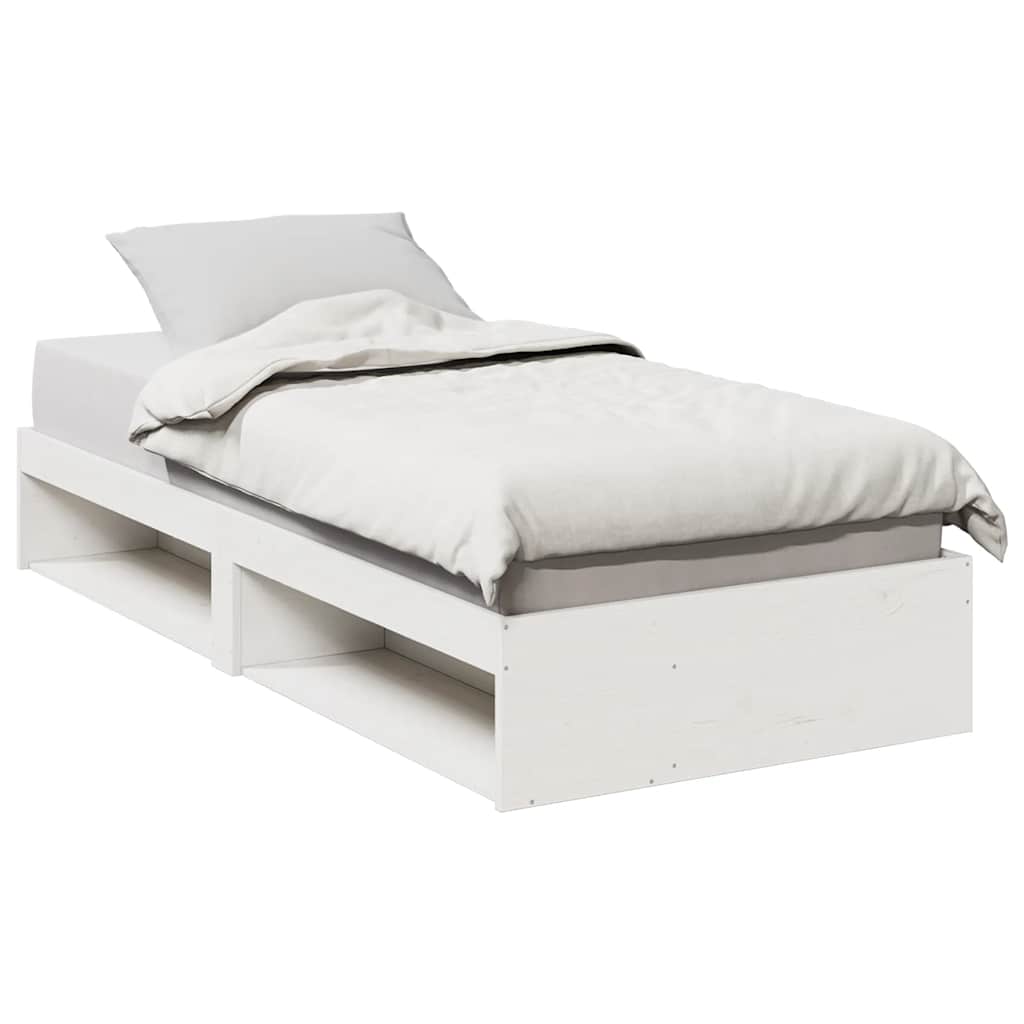 Daybed White 100x200cm Solid Wood Pine