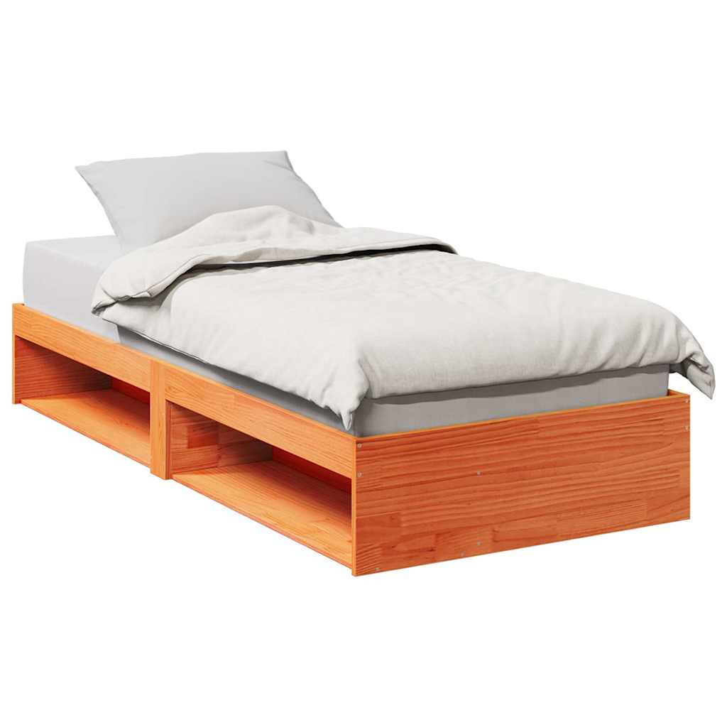 Daybed Wax Brown 90x200cm Solid Wood Pine