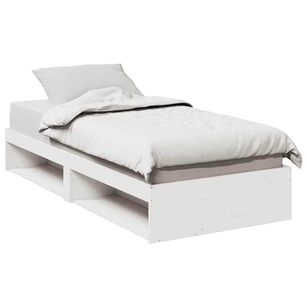 Daybed White 80x200cm Solid Wood Pine