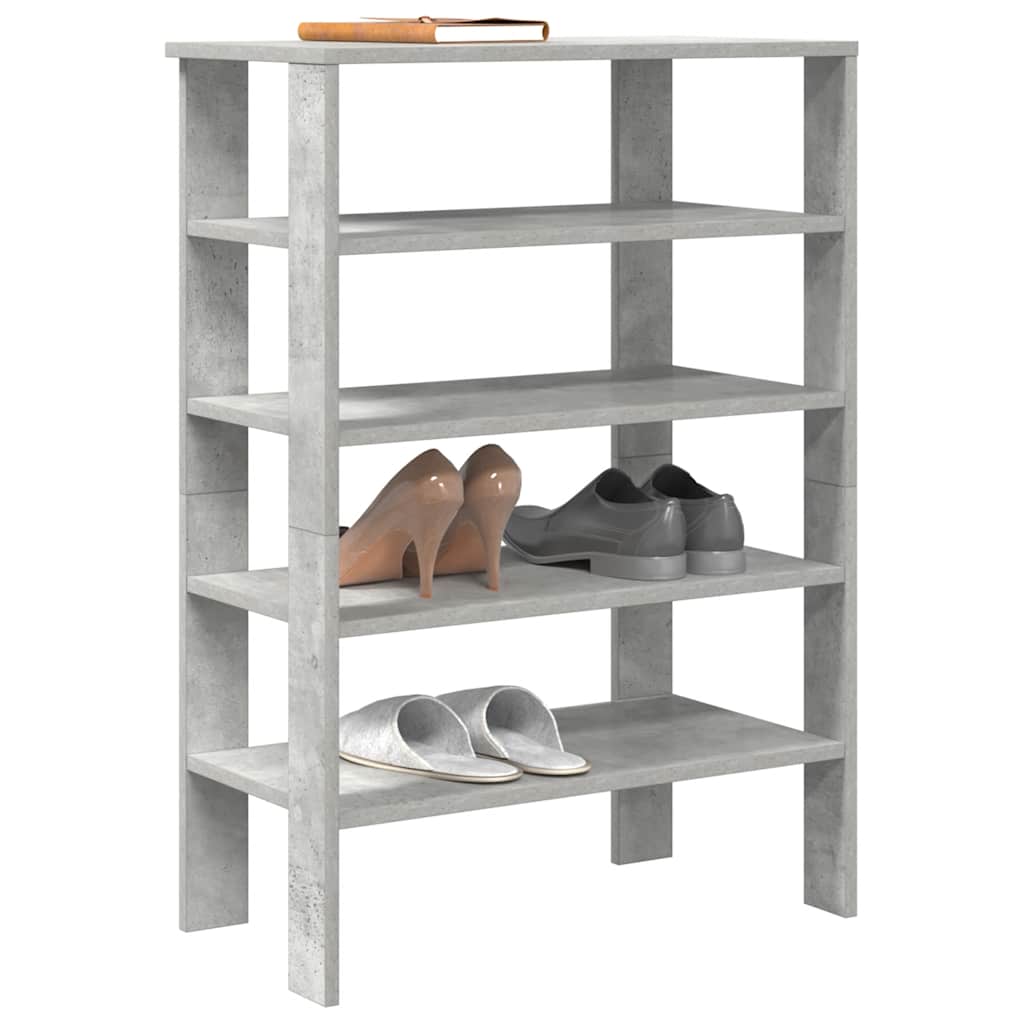 LOMIA Medium Shoe Rack Concrete Grey
