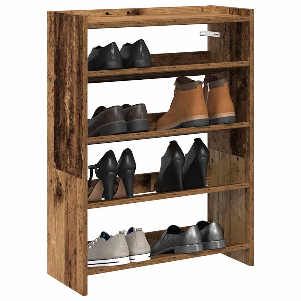 AVIATOR Narrow Shoe Rack Old Wood
