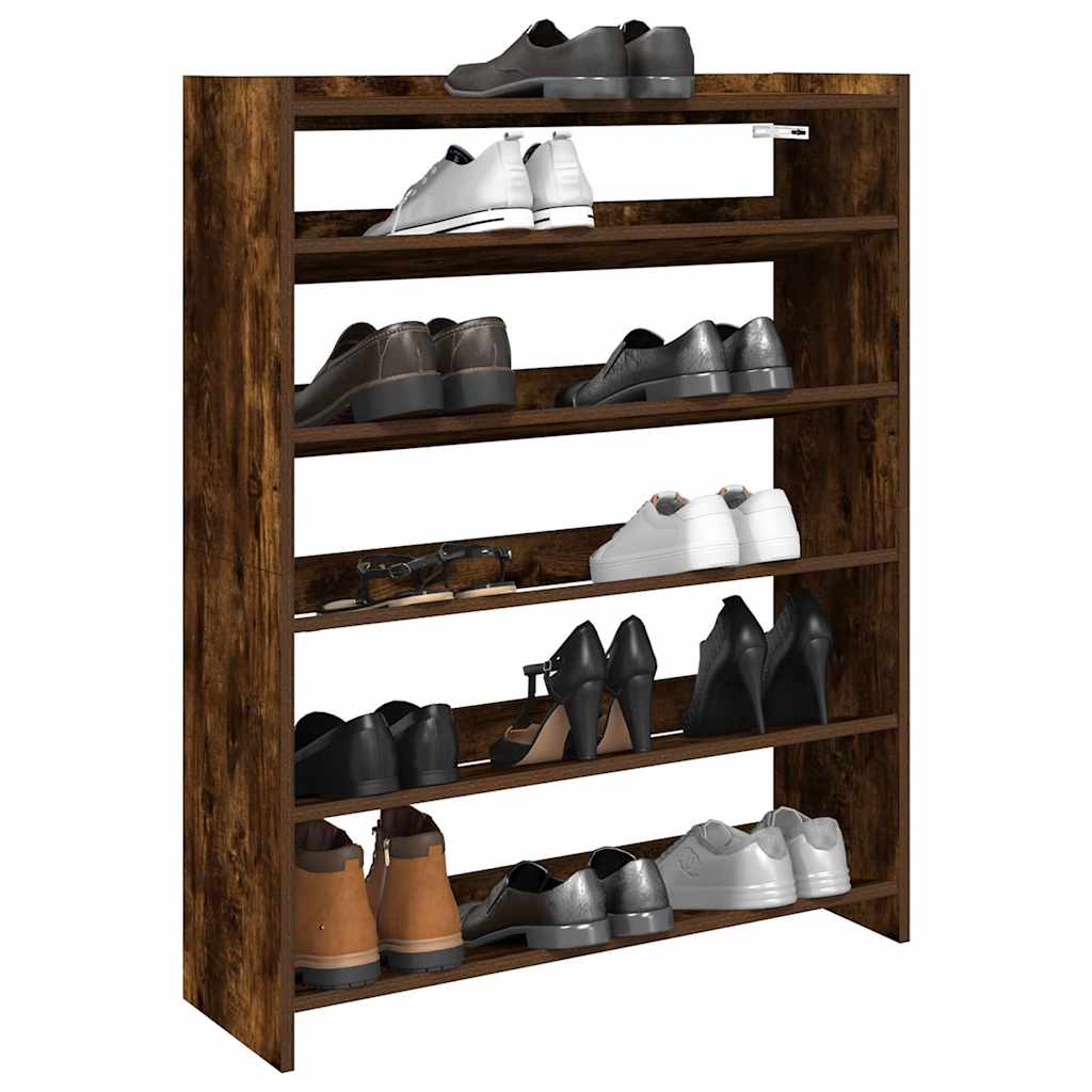 MUSTANG Medium Shoe Rack Smoked Oak
