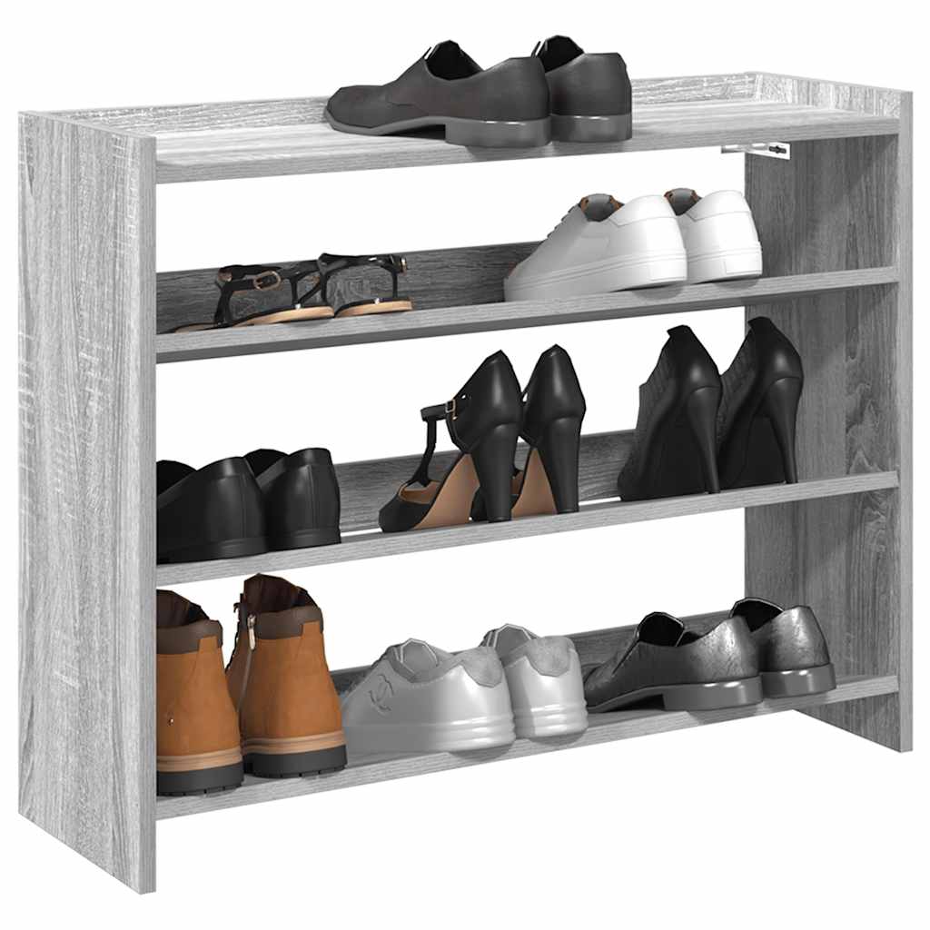 BESVIR Medium Shoe Rack Grey Sonoma