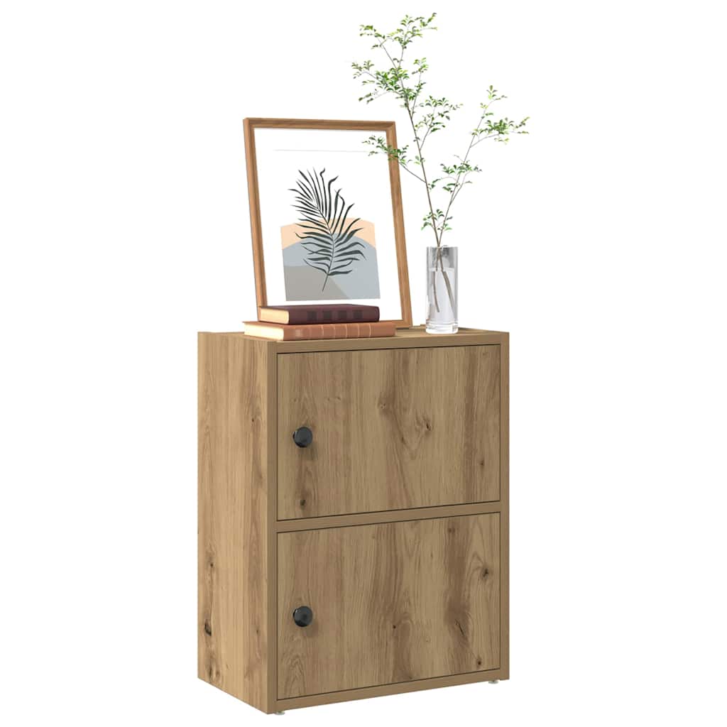 Bookcase Artisan Oak 40x24x52 cm Engineered Wood