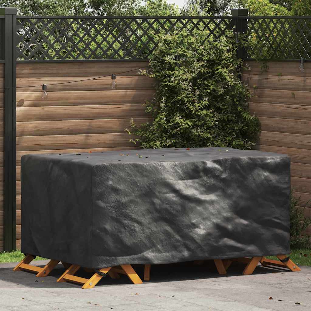 RELM Furniture Cover Plain 172x113x73 cm 600D - Black
