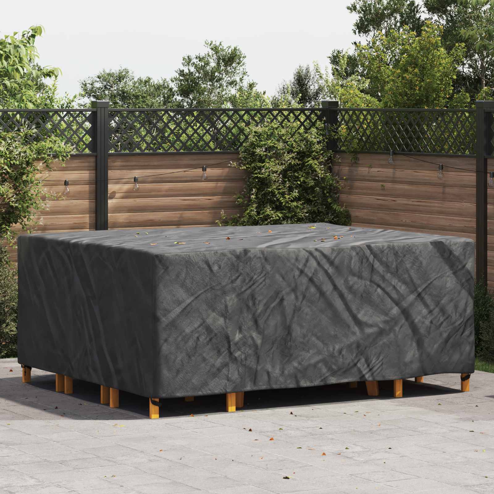RELM Furniture Cover Plain 250x210x70 cm 420D - Black