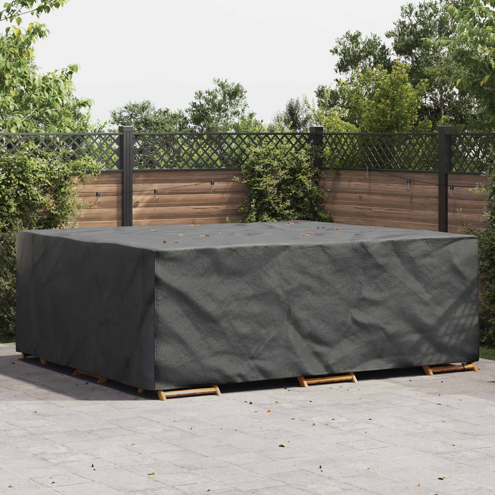 RELM Furniture Cover Plain 300x250x70 cm 420D - Black