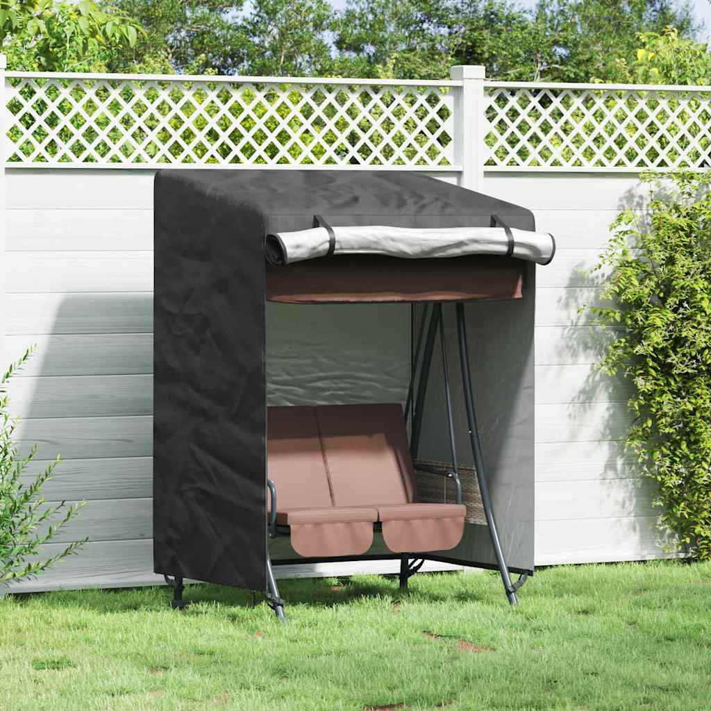 RELM Outdoor Swing Cover 120x90x155 cm 420D Oxford Fbric - Black
