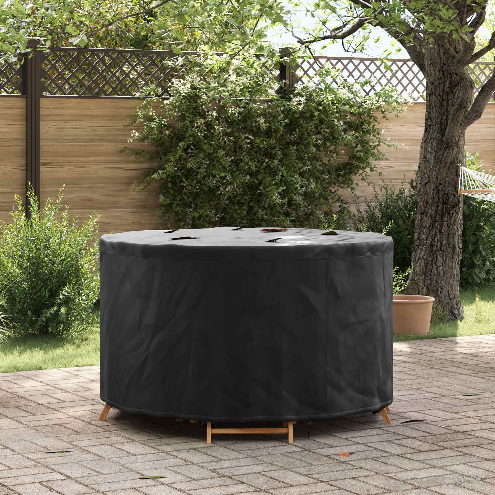 RELM Outdoor Furniture Cover 102x102x71 cm 420D Fabric - Black
