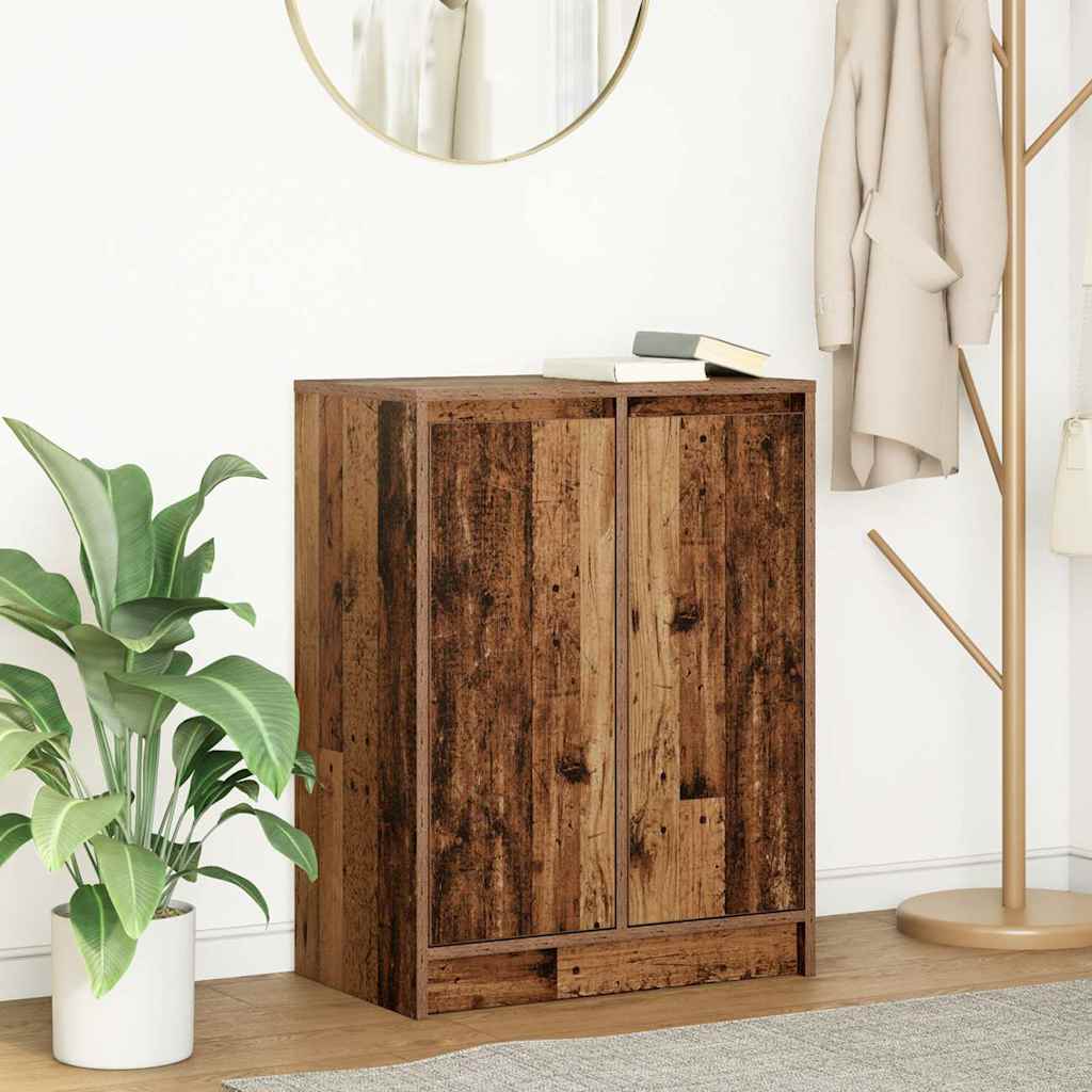 Sideboard Old Wood 57x34x76 cm Engineered Wood