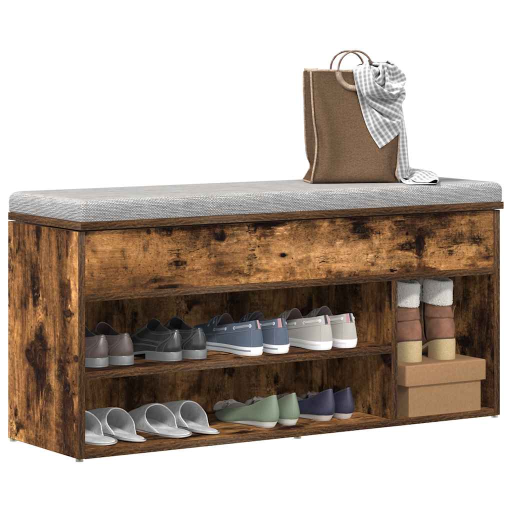 LIBERTY Medium Shoe Bench Smoked Oak