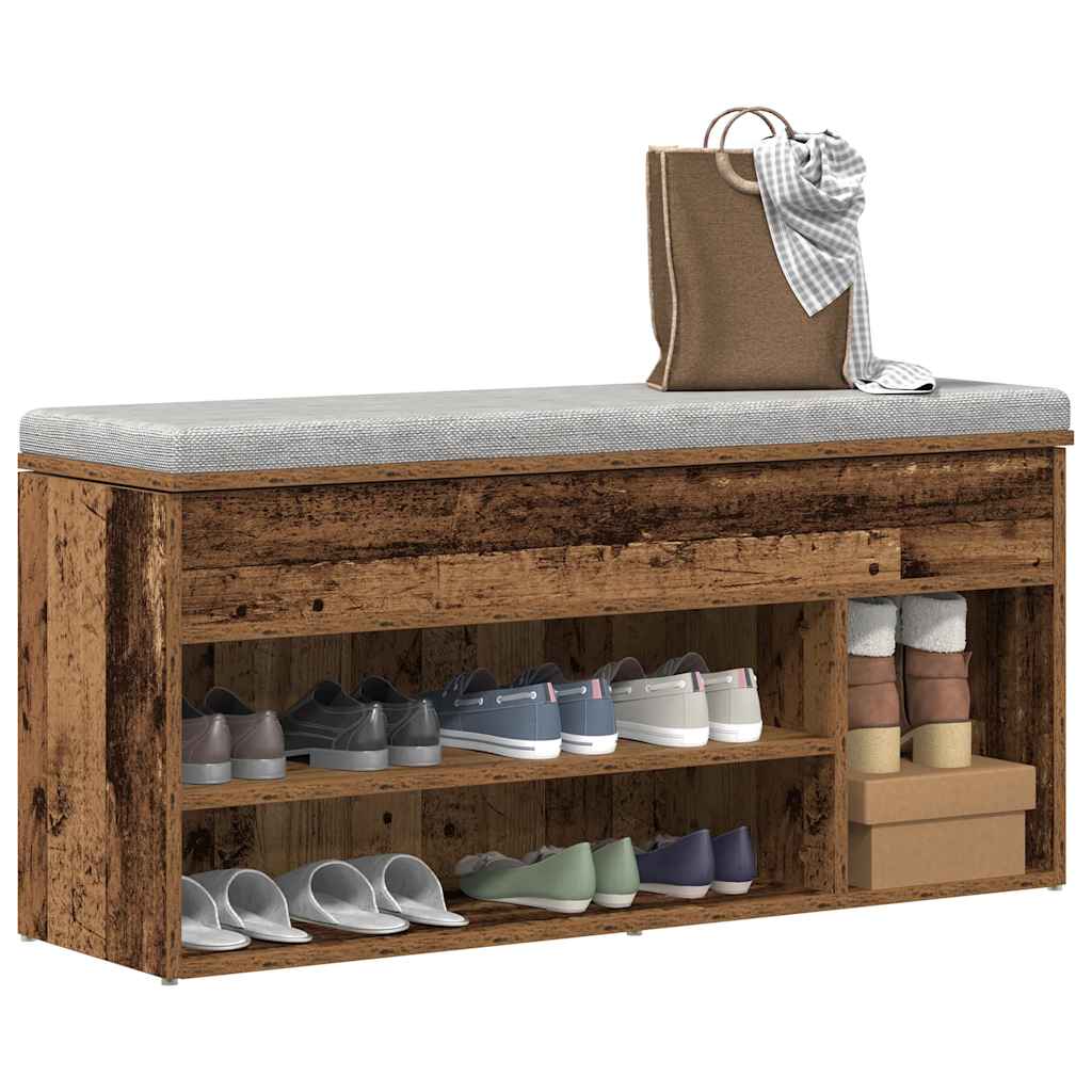 LIBERTY Medium Shoe Bench Old Wood