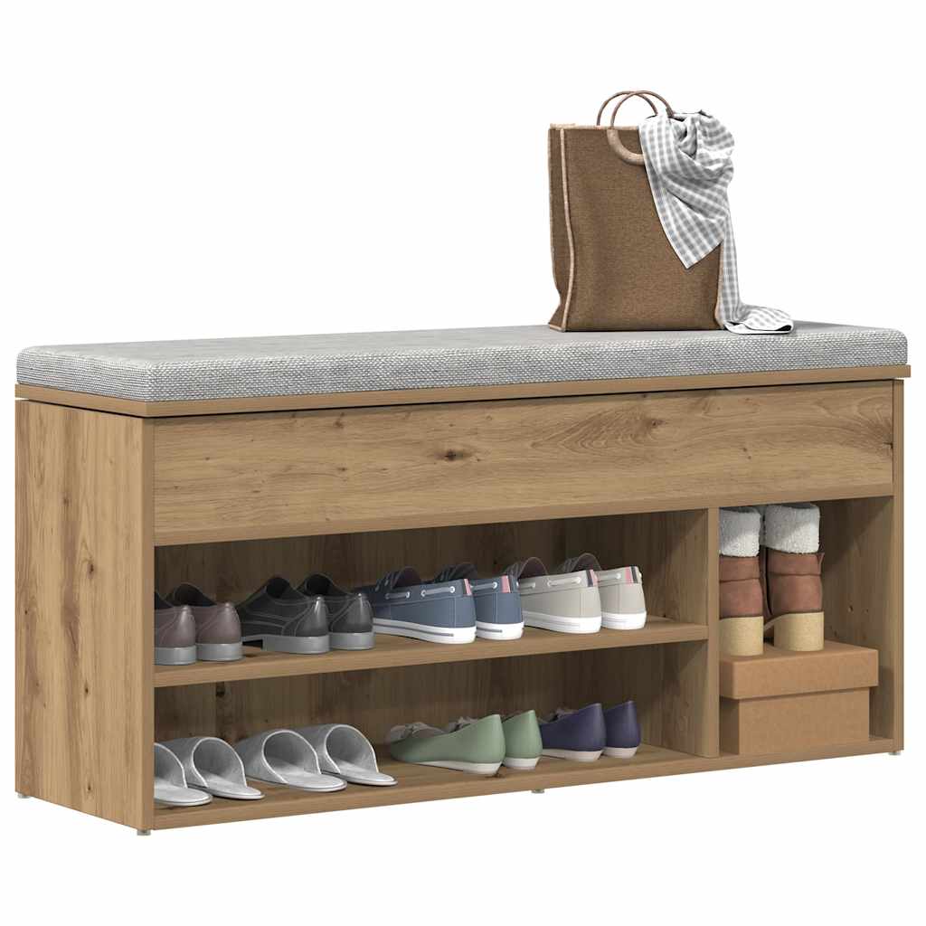 LIBERTY Medium Shoe Bench Artisan Oak