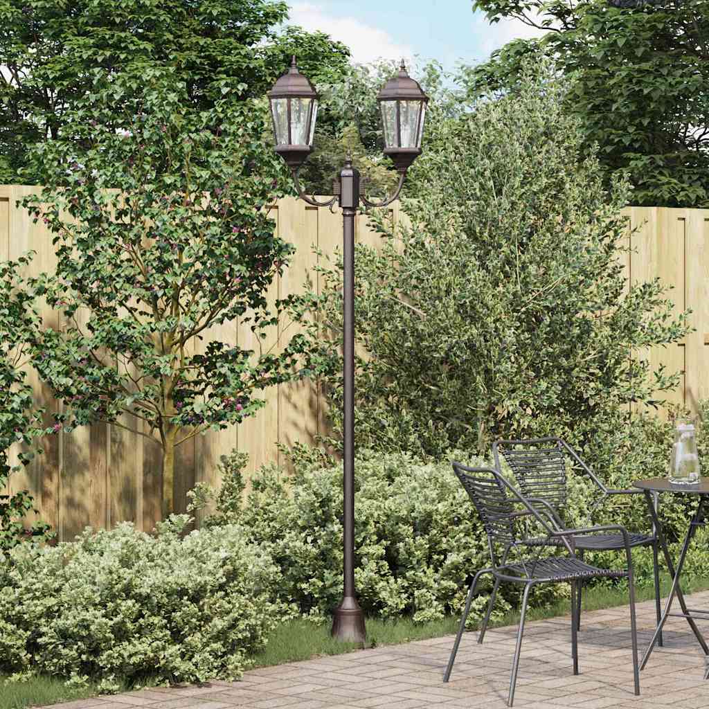 TAIMERE Garden Light Bronze 68x20x235 cm and Glass Aluminium