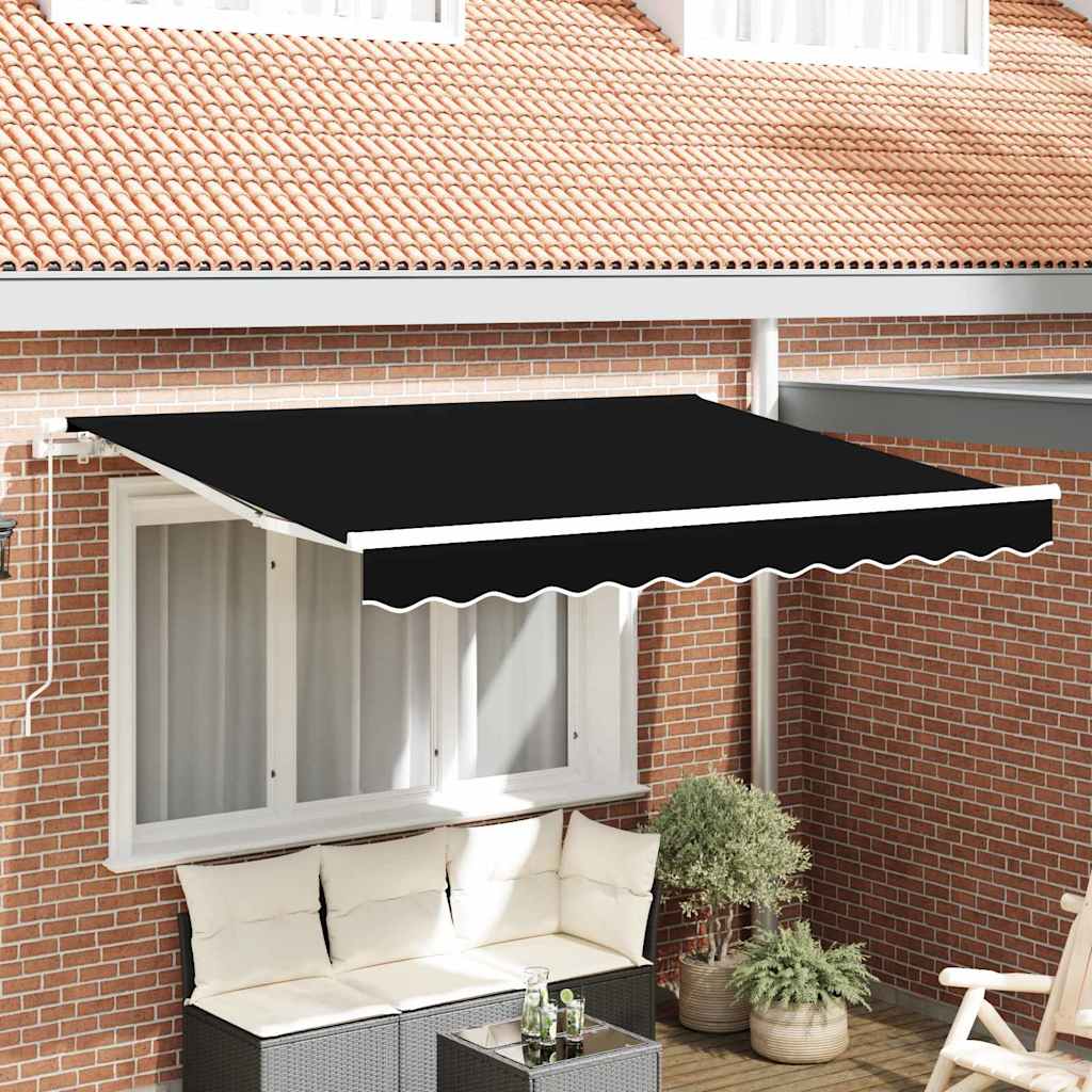 Awning Replacement Fabric for 3x2.5 m Frame Black
