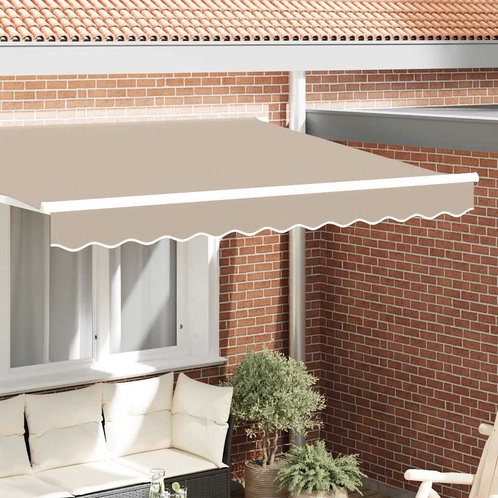 Awning Valance for 3 m Frame Beige 2.8x0.2 m