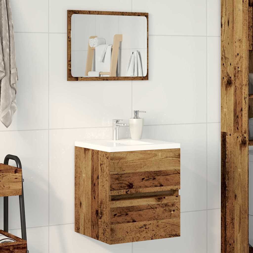 Sink Cabinet Old Wood 41x38.5x45 cm Engineered Wood