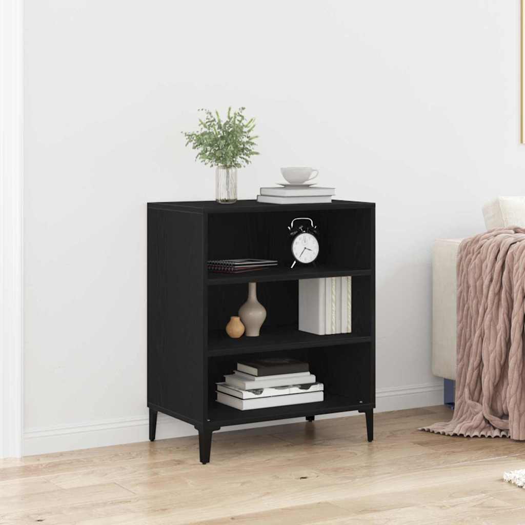 Black Oak Sideboard - 57x35x70 cm, Engineered Wood
