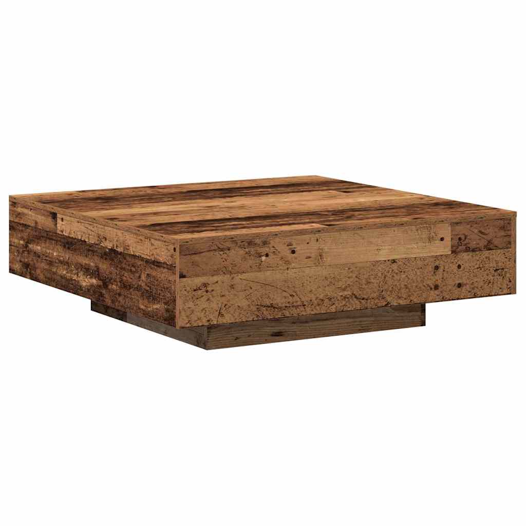 Coffee Table - Old Wood, 100x100x31 cm, Made from Engineered Wood