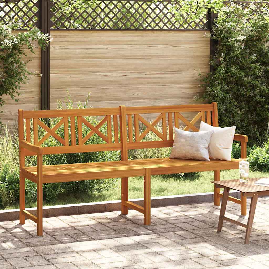 CLARIDG Garden Bench 180x56x90 cm Acacia Wooden - Brown