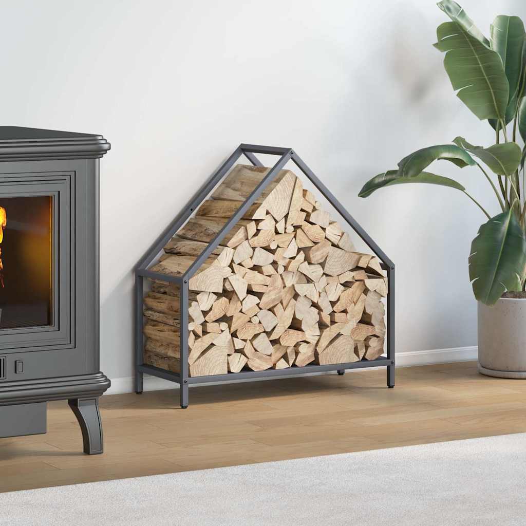 Firewood Rack Anthracite 60x25x60 cm Cold-rolled steel