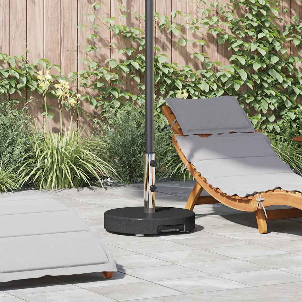 LIHRIDG Parasol Base Dia 45x37.5 cm Granite - Black