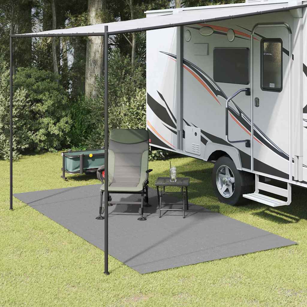 VETON Tent Carpet Anthracite 200x200 cm Polyester