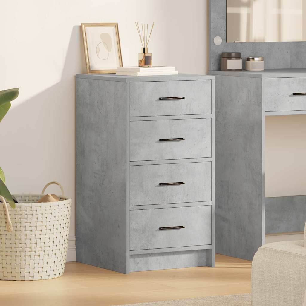 Sideboard Concrete Grey 40x41x75 cm Engineered Wood