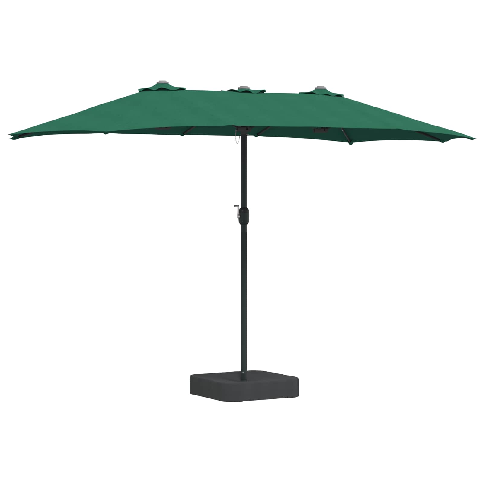 TAGLEN Garden Parasol 385x209x244 cm Polyester - Green