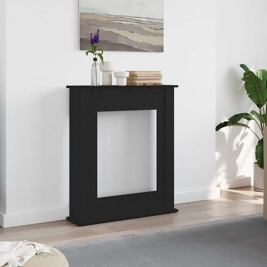 REHAL Fireplace Surround 75x20x87.5 cm Wooden - Black Oak