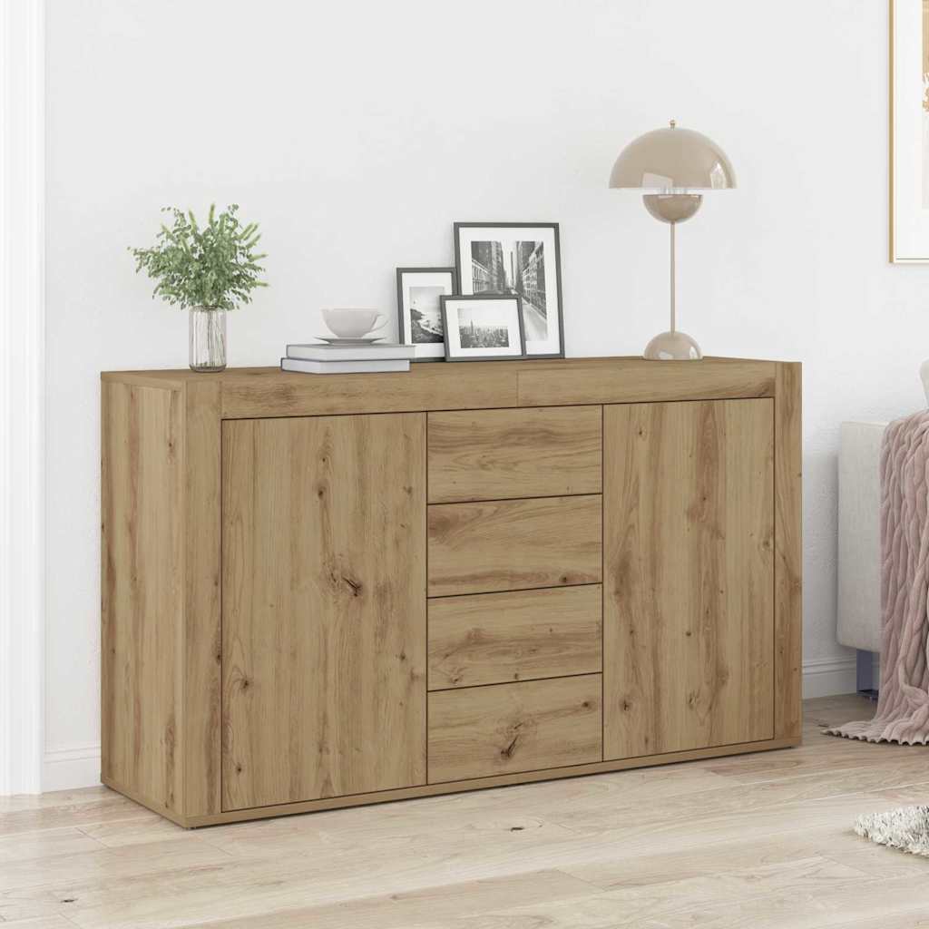 Sideboard Artisan oak Engineered wood 120 x 36 x 69 cm