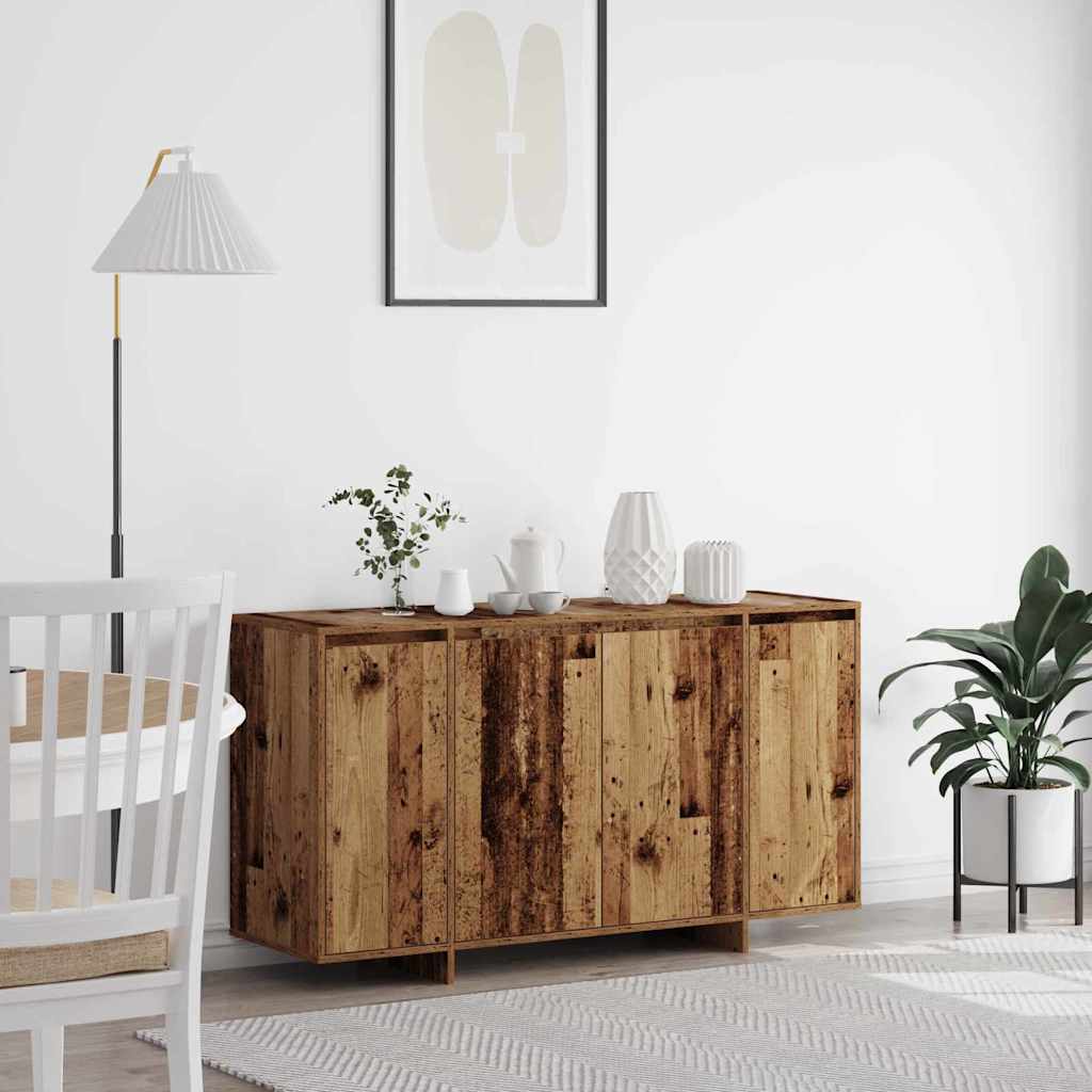 Old Wood Sideboard Old wood Solid reclaimed wood 135 x 41 x 75 cm