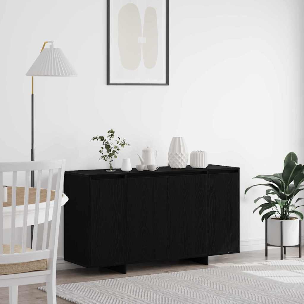 Black Oak Sideboard Black oak Wood veneer 135 x 41 x 75 cm