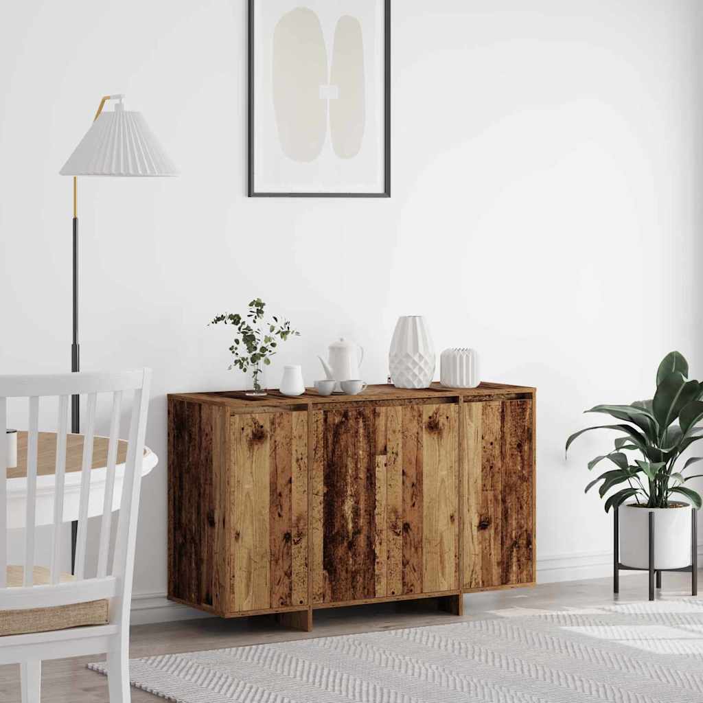 Brown Sideboard Old wood Wood 120 x 41 x 75 cm Sideboard
