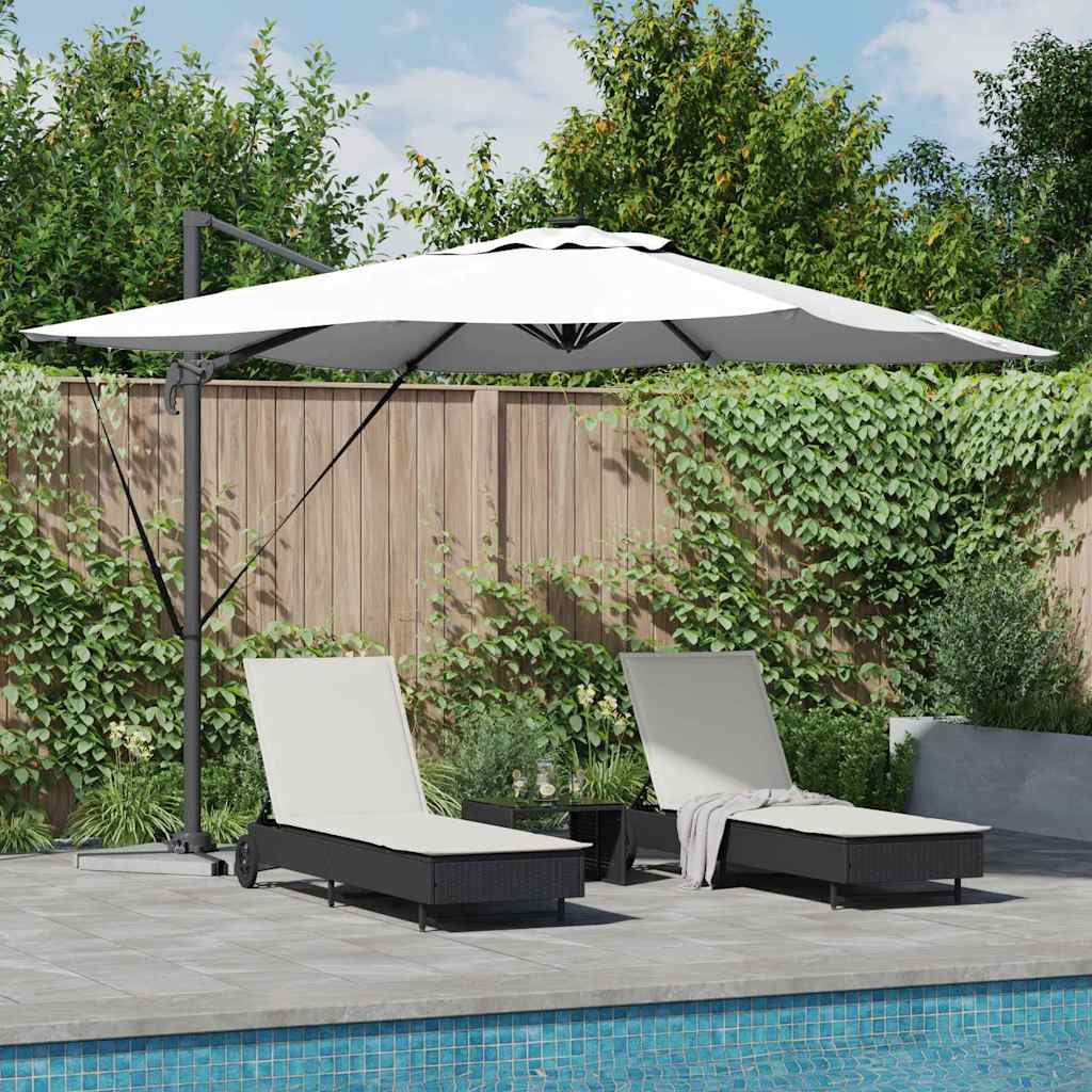 SERIDG Umbrella Sand 286x284x270 cm and Polyester Aluminium